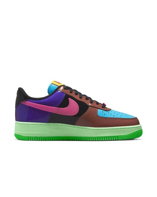 Nike Blue X Undefeated Air Force 1 Low 'Multi-Patent Prime' for men