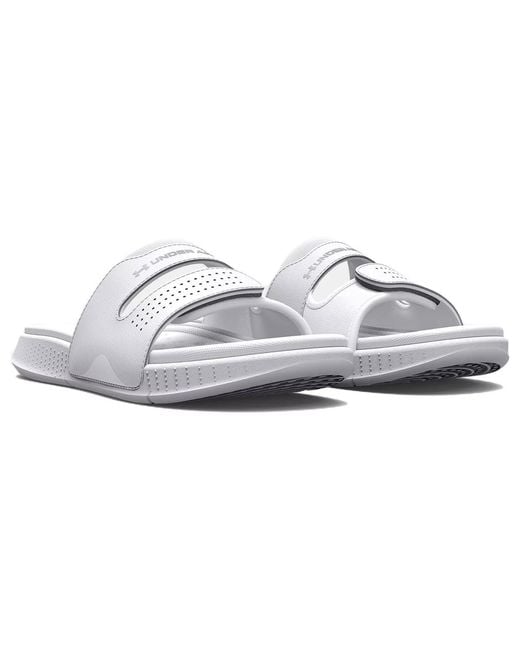 Under Armour White (Wmns) Ansa Studio Slide Halo'