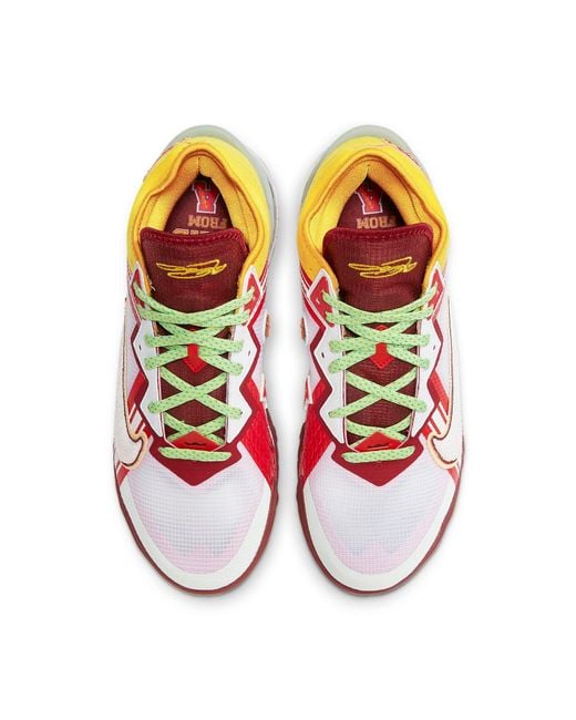 Nike Red Mimi Plange X Lebron 18 Low 'Higher Learning' for men