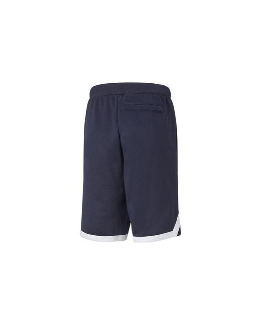 PUMA Blue 8 Pt Logo Team Shorts for men