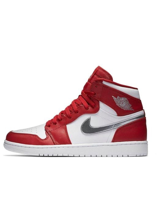 Nike Red Air 1 Retro High Shoes for men