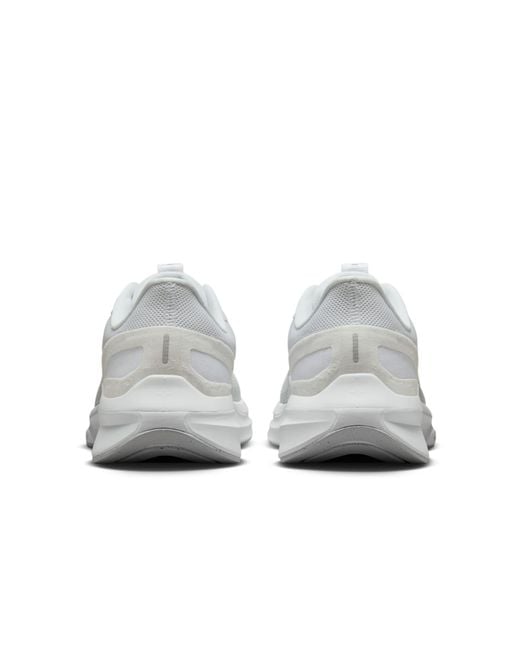 Nike White Air Zoom Structure 25 Wide Pure Platinum' for men