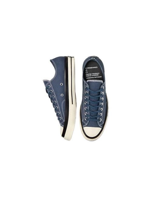 Converse Blue Fragment Design X Moncler X Chuck 70 Low 'Insignia' for men