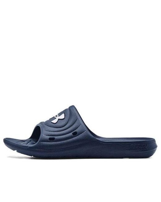 Under Armour Blue Ua Locker Iv Slides for men