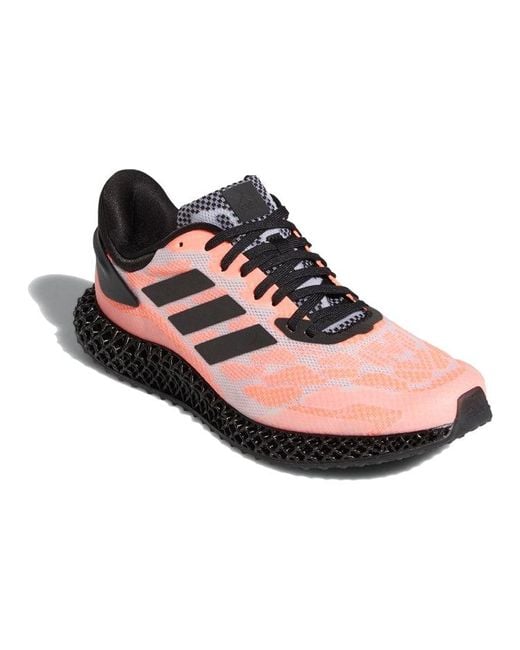 Adidas Black 4D Runner Signal Coral' for men