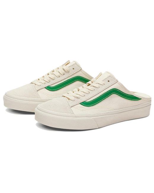 Vans Green Style 36 Mule Low Tops Casual Skateboarding Shoes for men