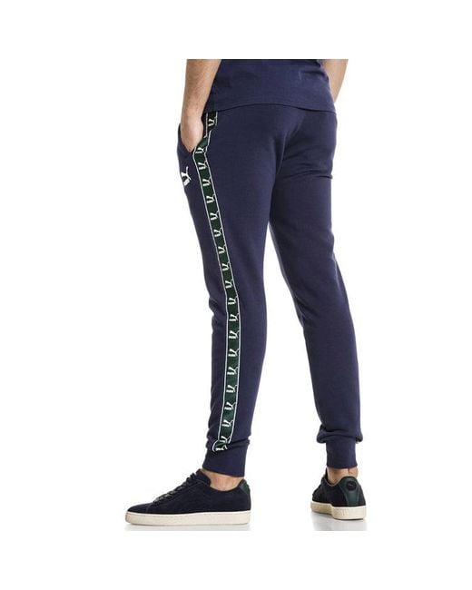 PUMA Blue Drawsing Track Pants for men