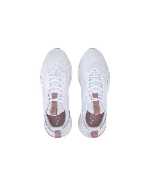 PUMA White Softride Rift Running Shoes