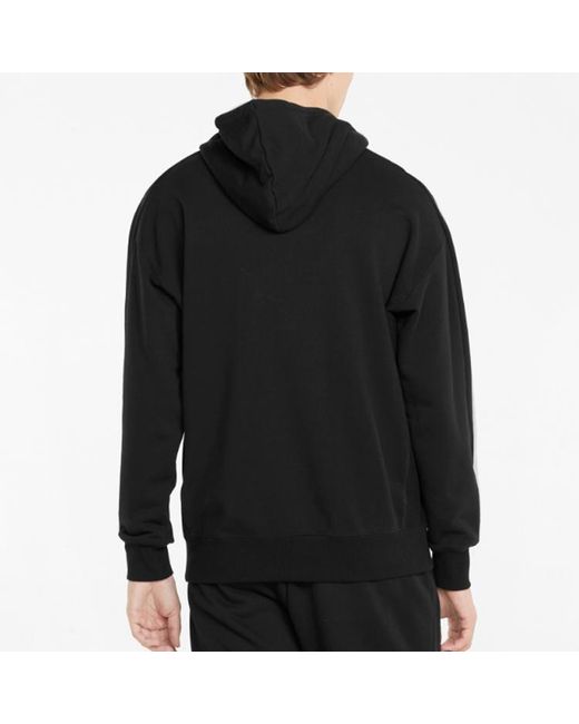 PUMA Black Circle Logo Hoodie for men