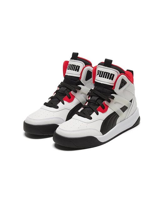 PUMA White Backcourt Mid for men
