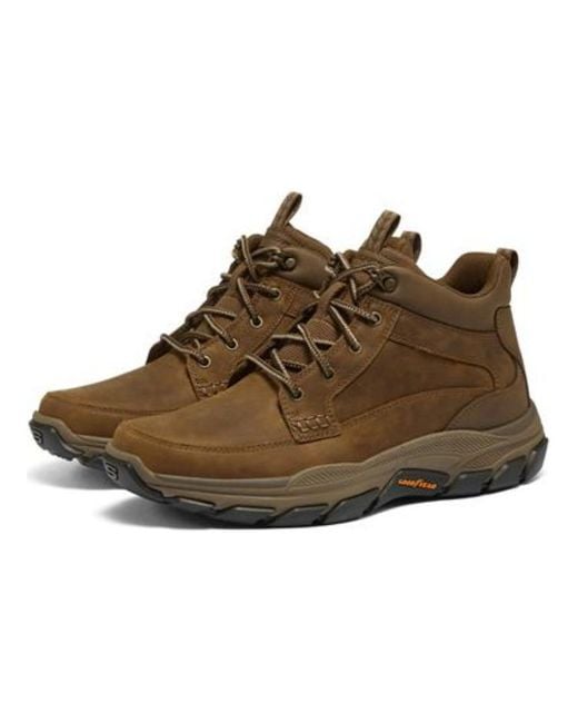 Skechers Brown Respected Boswell Boots for men