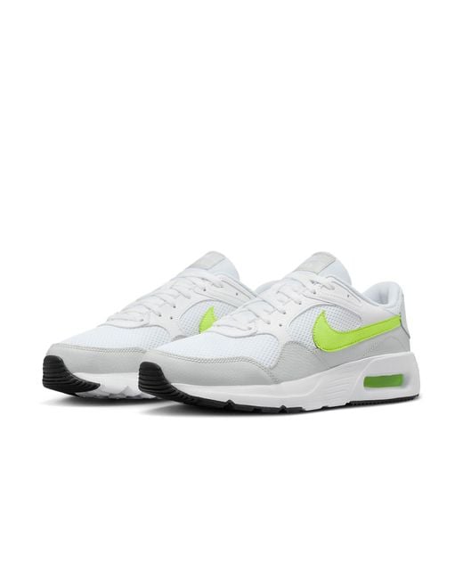 Nike White Air Max Sc Volt' for men