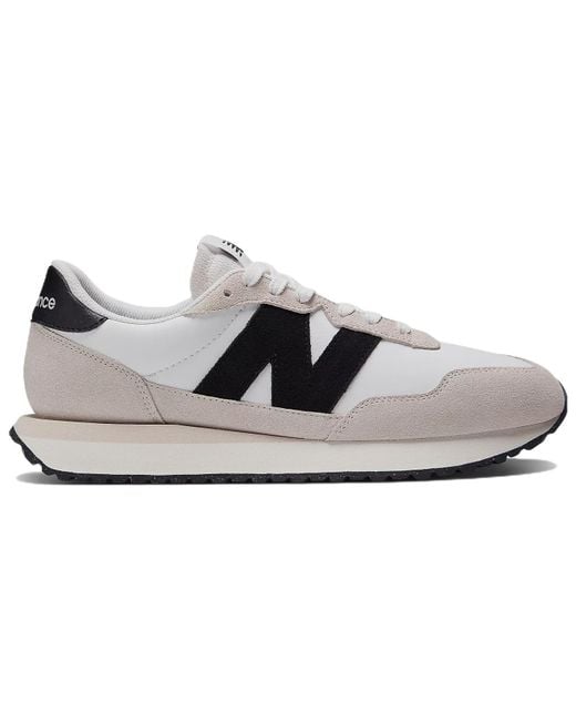 New Balance White 237 for men