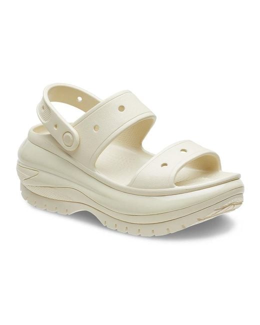 CROCSTM Natural Mega Crush Sandal; Bone