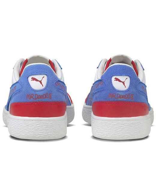 PUMA Blue Ralph Sampson Mr Doodle Casual Shoes for men