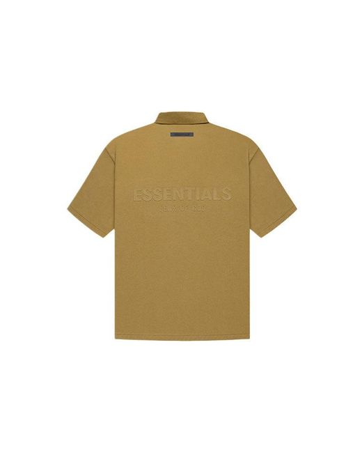 Fear Of God Green Fw21 Logo Polo Shirt' 'Amber' for men