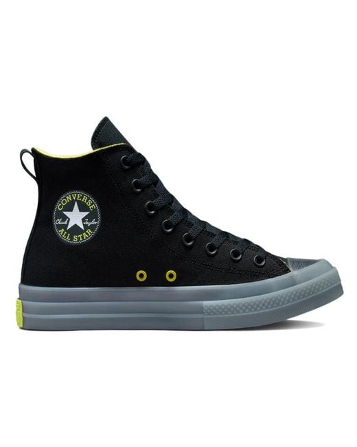 Converse Black Chuck Taylor All Star Cx Fleece Lined High Lime Twist' for men
