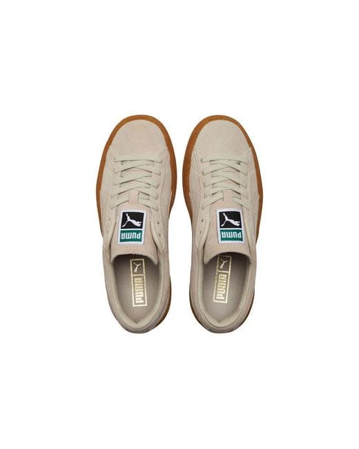 PUMA Brown Suede Crepe 'Peyote' for men