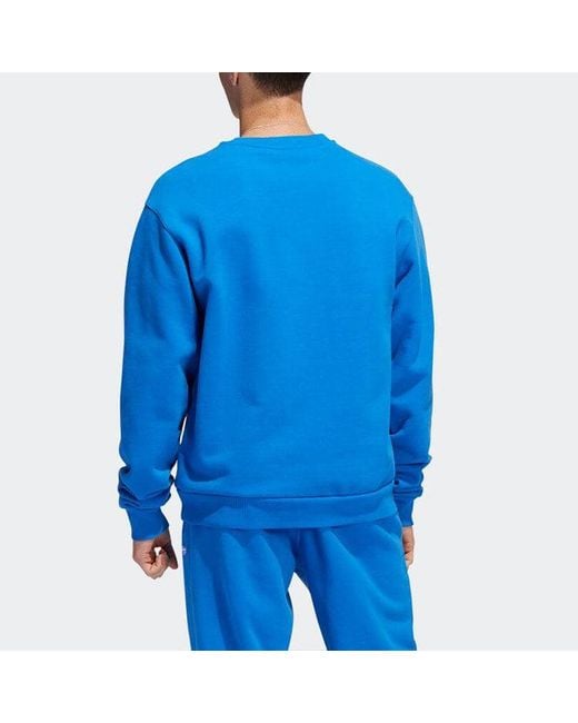 Adidas Blue Heavyweight Shmoofoil Crewneck Sweatshirt Bird' for men