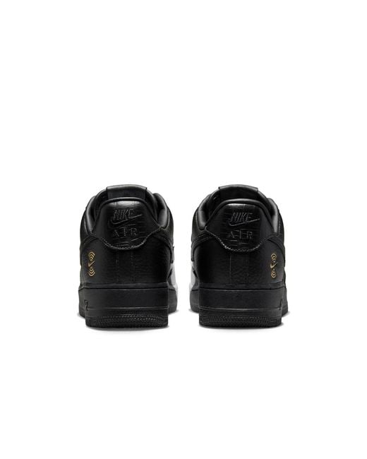 Nike Black Air Force 1 Low 'Anniversary Edition' for men