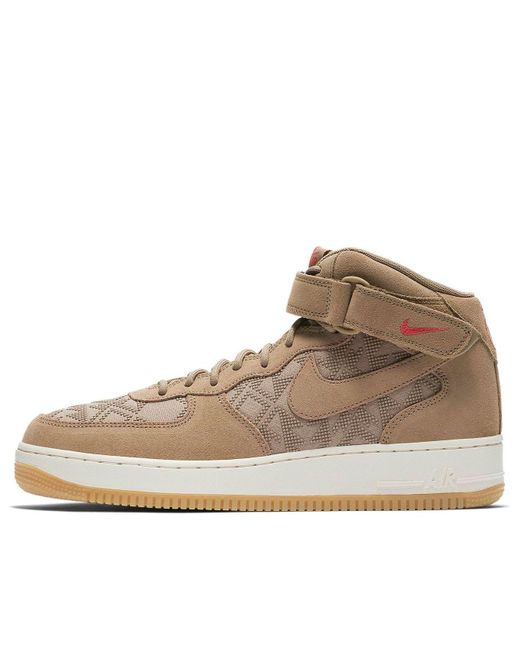 Nike Brown Air Force 1 Mid 07 Premium 'N7' for men