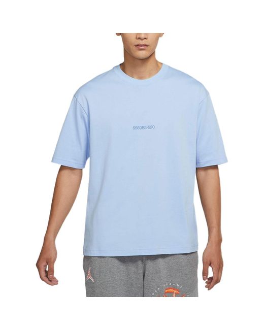 Nike Blue Casual Sports Breathable Short Sleeve T-Shirt for men
