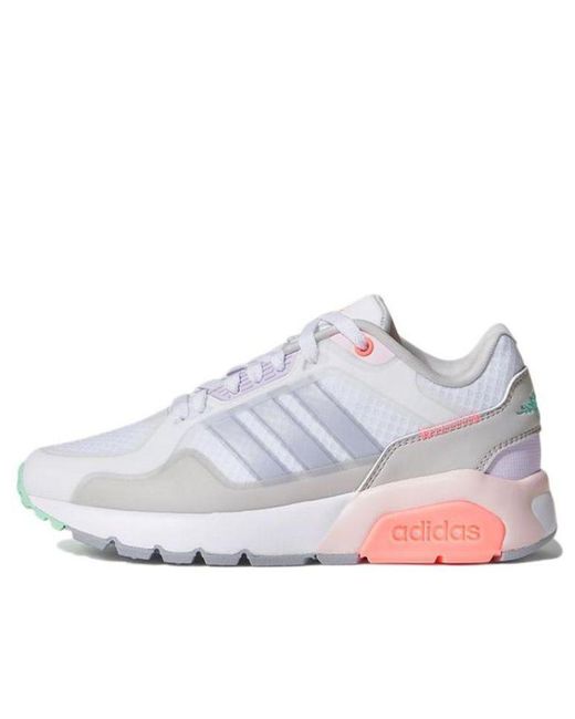 adidas Neo Run9tis Sportswear Shoes 'grey Pink' in White | Lyst