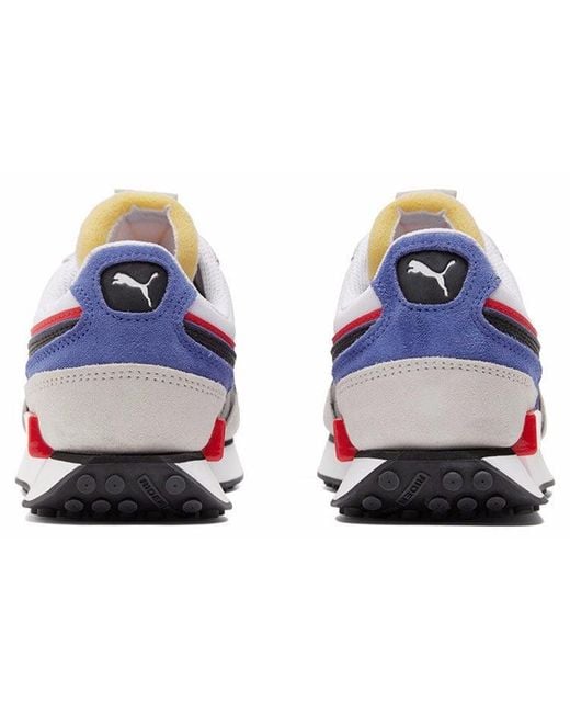 PUMA White Future Rider 'Double for men