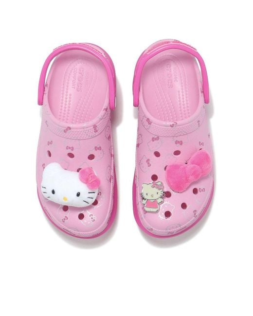 CROCSTM Pink (Wmns) X Hello Kitty Classic Bae Clog