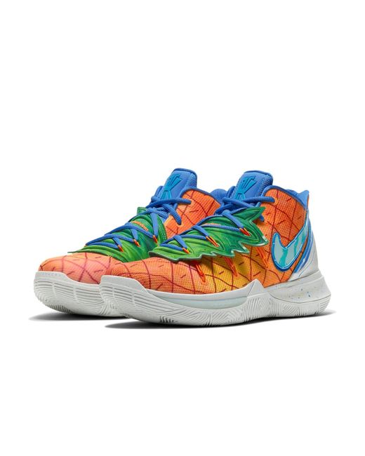 Nike Blue Spongebob Squarepants X Kyrie 5 Ep 'Pineapple House' for men