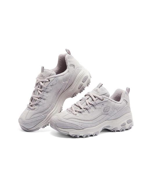 Skechers White (Wmns) D'Lites 1.0