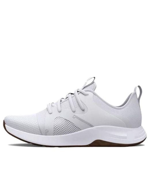 Under Armour White (Wmns) Charged Breathe Lace Tr