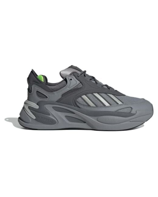 Adidas Gray Originals Ozmorph Lucid Lemon' for men