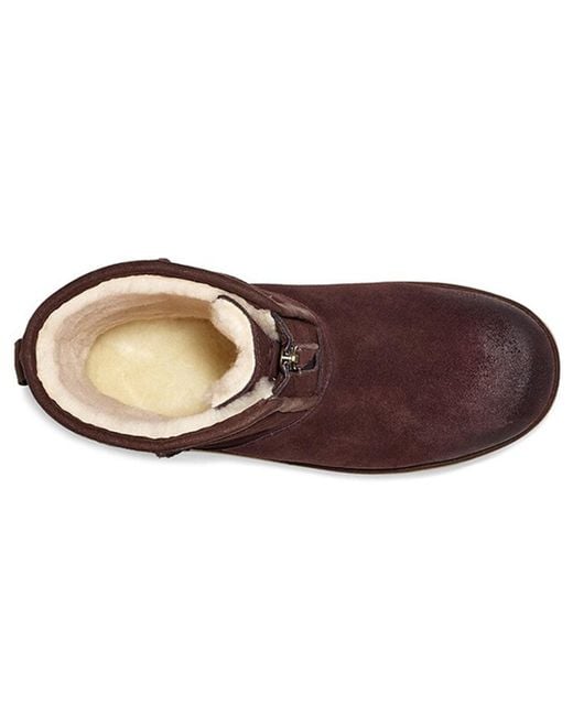 Ugg Brown Classic Short Front Zip Boot 'Stout' for men