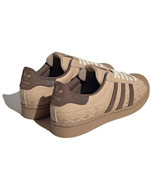 Adidas Brown Originals Superstar Shoes 'Magic Cargo' for men