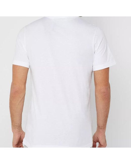 Adidas White Logo Sports Round Neck Short Sleeve for men