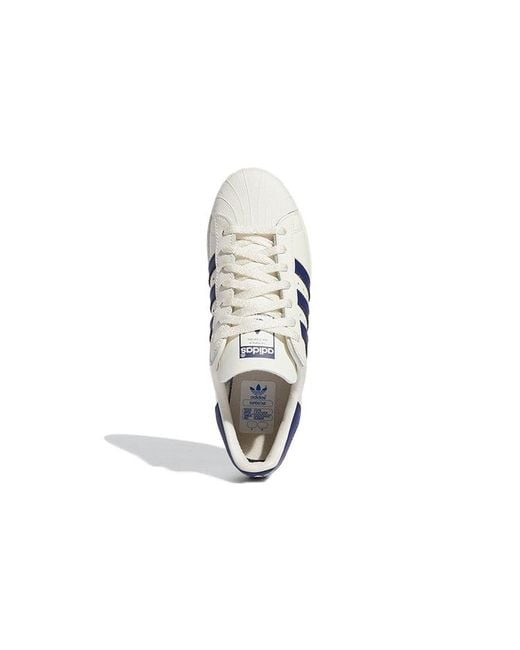 Adidas Superstar 80s 'footwear White Trace Blue Grey Two' for men