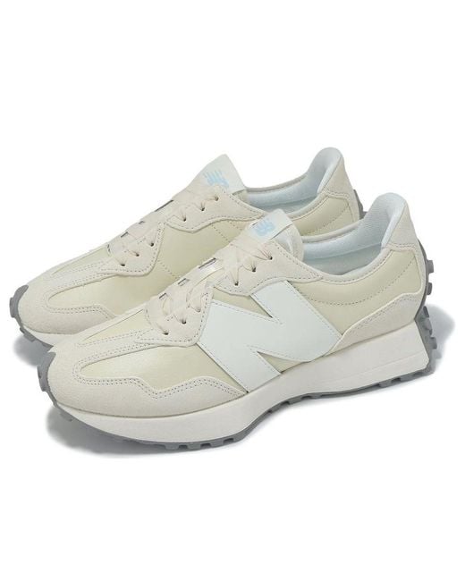 New Balance White (Wmns) 327 'Linen Sea Salt'