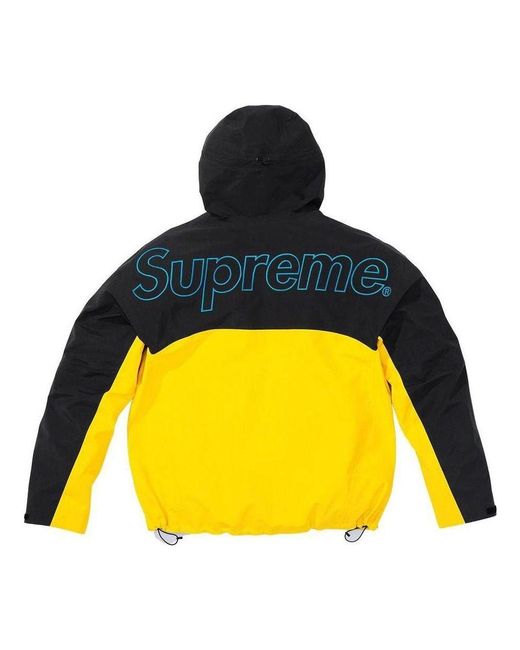 Supreme X The North Face Taped Seam Shell Jacket in Yellow for Men