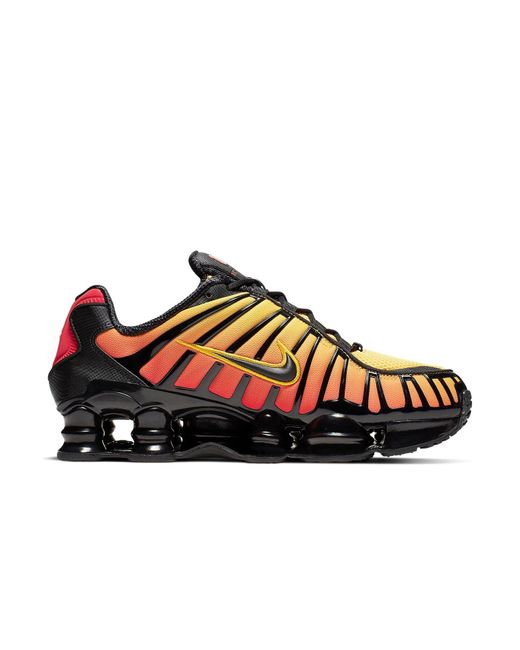mens red nike shox