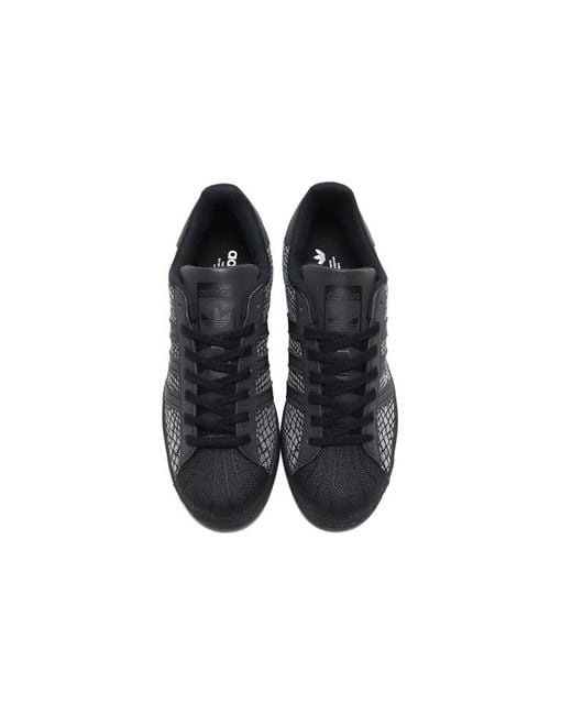 Adidas Black X Atmos Superstar 'R-Snk' for men
