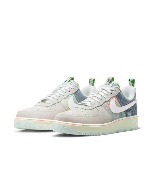 Nike Blue Air Force 1 '07 Premium 'Sashiko' for men