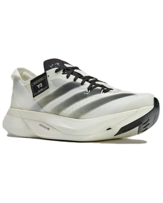 Adidas White X Y-3 Adios Pro 3 'Off Core' for men