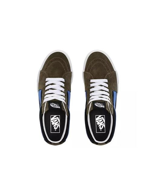 Vans Black Vintage Sport Sk8-Mid 'Beech/Ultramarine' for men