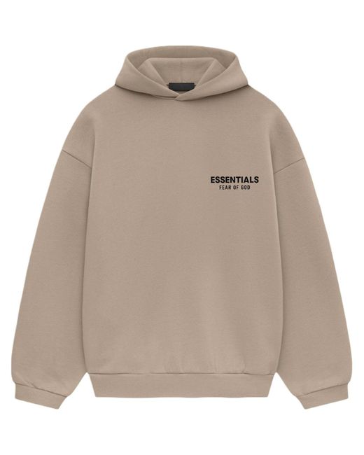 Fear Of God Gray Fleece Hoodie Ii 'Desert Sand' for men