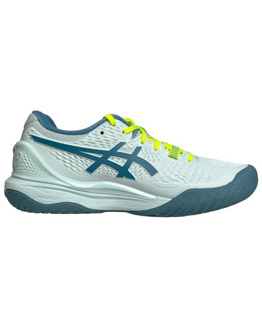Asics Blue (Wmns) Gel Resolution 9 Wide 'Soothing Sea Gris'