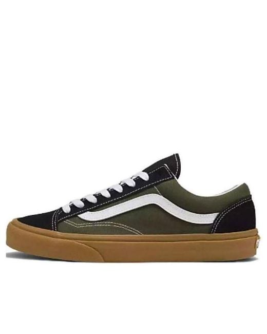 Vans Black Style 36 2-Tone Shoes Gum'
