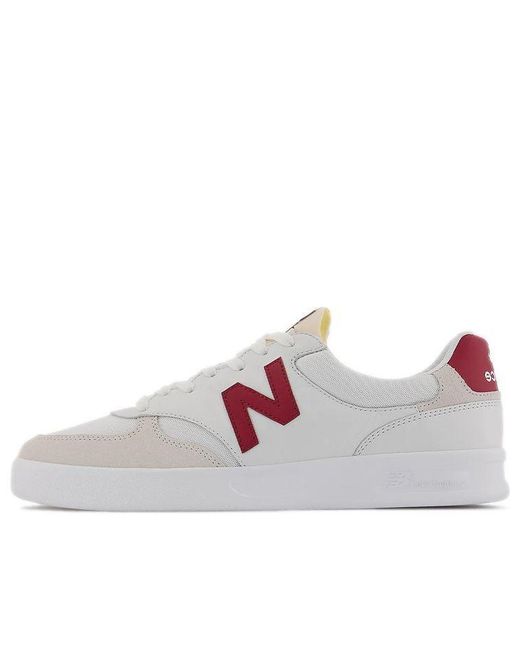 New Balance White 300 Series V3 Sneakers for men