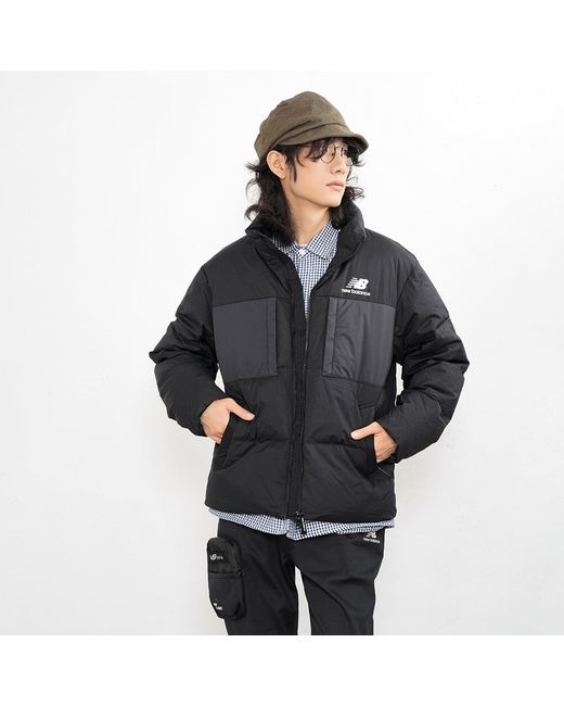New Balance Black Short Down Jacket