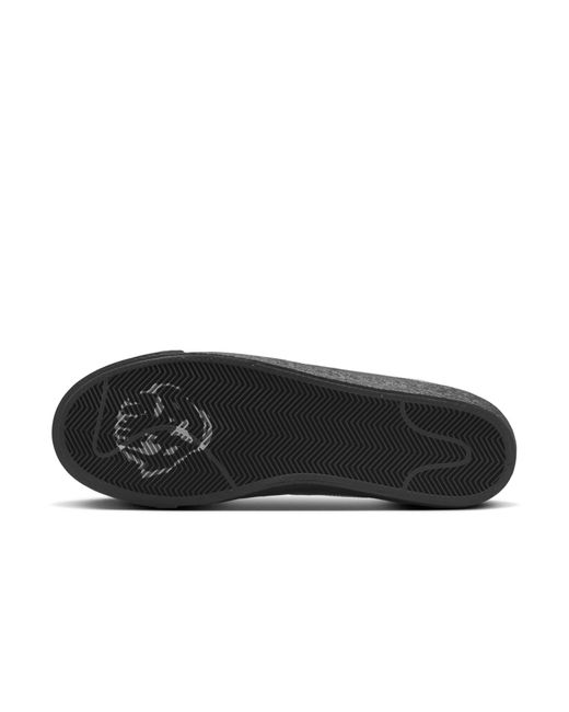 Nike Black X Dancer Skateboards Sb Zoom Blazer Low Metallic' for men
